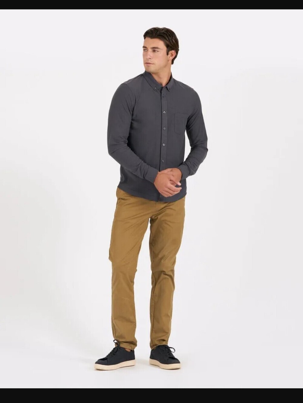 Vuori Mens Shirt Long-Sleeve Ace Button-Down